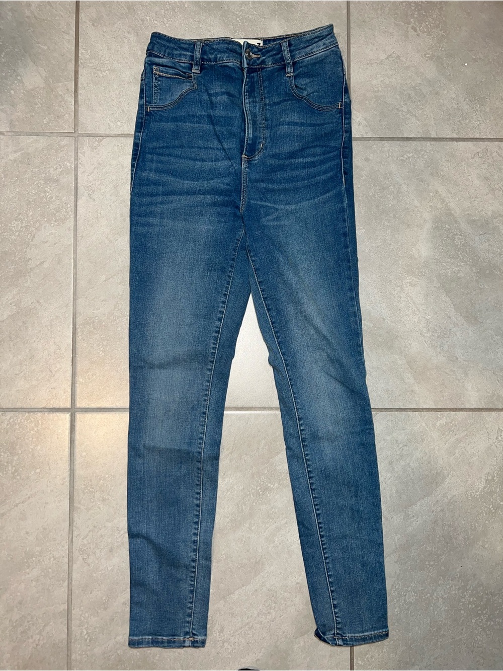 Garage High Rise Skinny Jeans Size 3 Medium Wash Stretch Denim